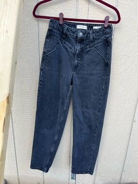 Guess High Waisted Mom Jean Western V-Yoke Size 26